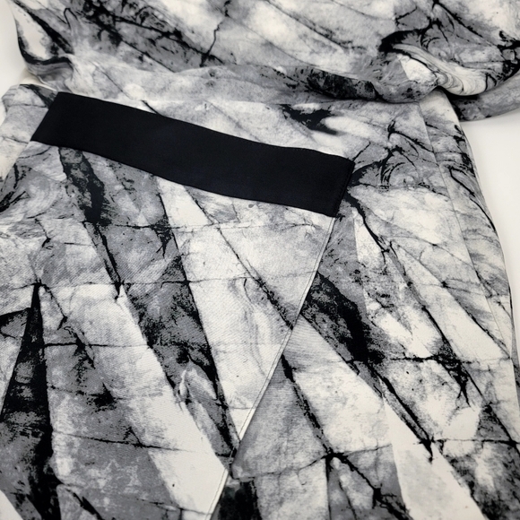 Helmut Lang abstract midi sleeveless dress uk size 00 - Picture 10 of 12